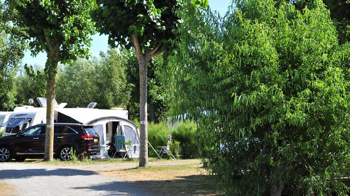 Visit of the park and rental of mobile homes in Saint-Hilaire at La Prairie campsite