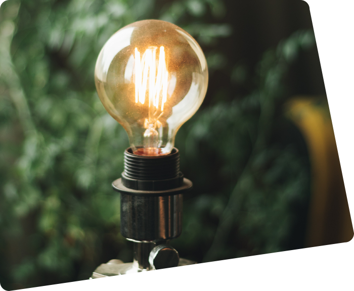 Ampoule allumée dans un mobil-home à vendre à Saint-Hilaire en Vendée