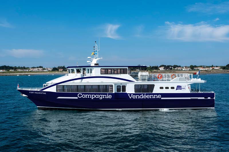 Bateau navette vers l'île d'Yeu en Vendée